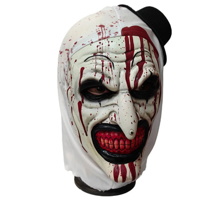 Scary Terrifier 3 Cosplay Mask Halloween Art The Clown Bloody Latex Soft Props Party Adults Terrifier Costume Masks 3
