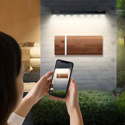 Royelux Solar Wall Light Outdoor - 4/6/8 LED Waterproof Garden Lamp