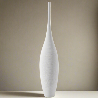 Minimalist Ceramic Vase – Handcrafted Matte Finish Decorative Vase for Modern Home Styling