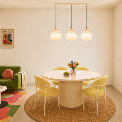 Scout Cream Art Deco Pendant Light 7