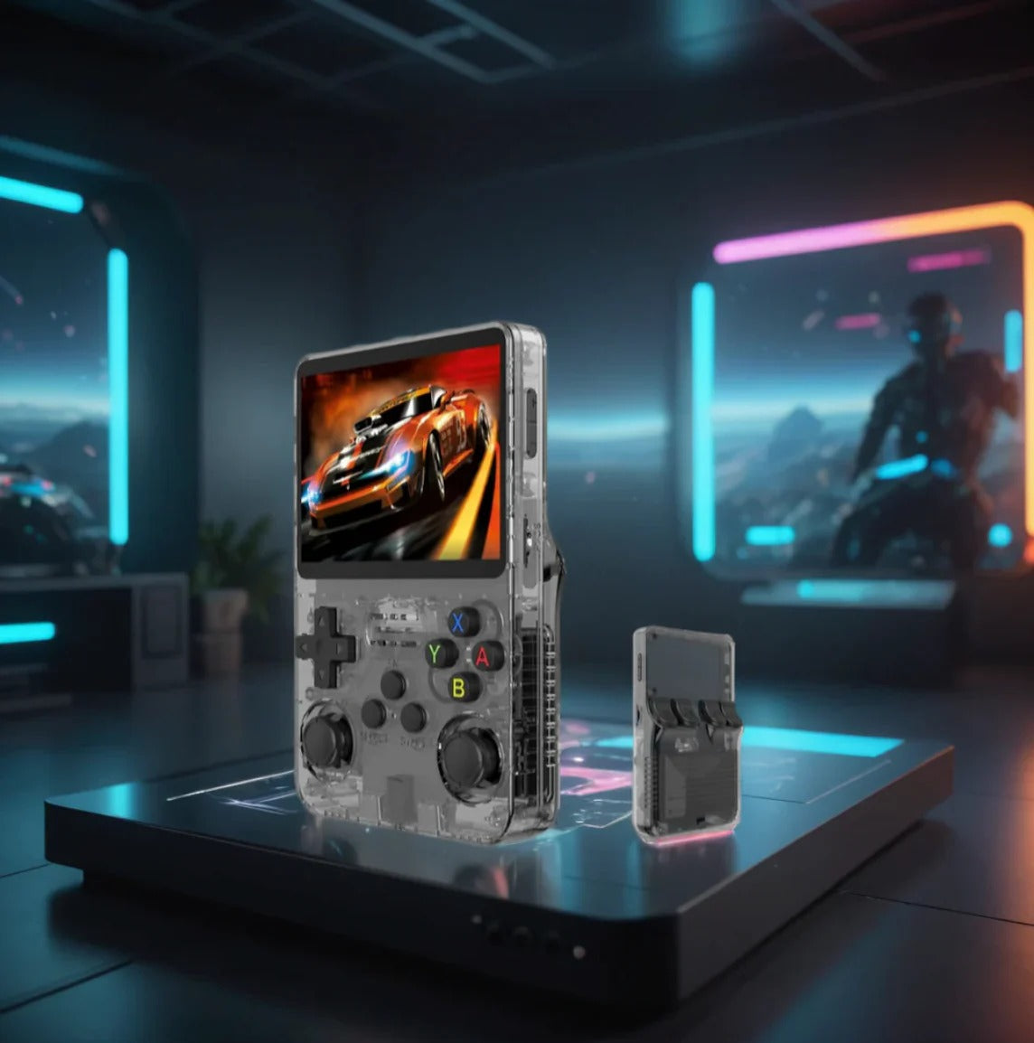 RoyaleGlow Retro Gaming Console Handheld 128GB Storage
