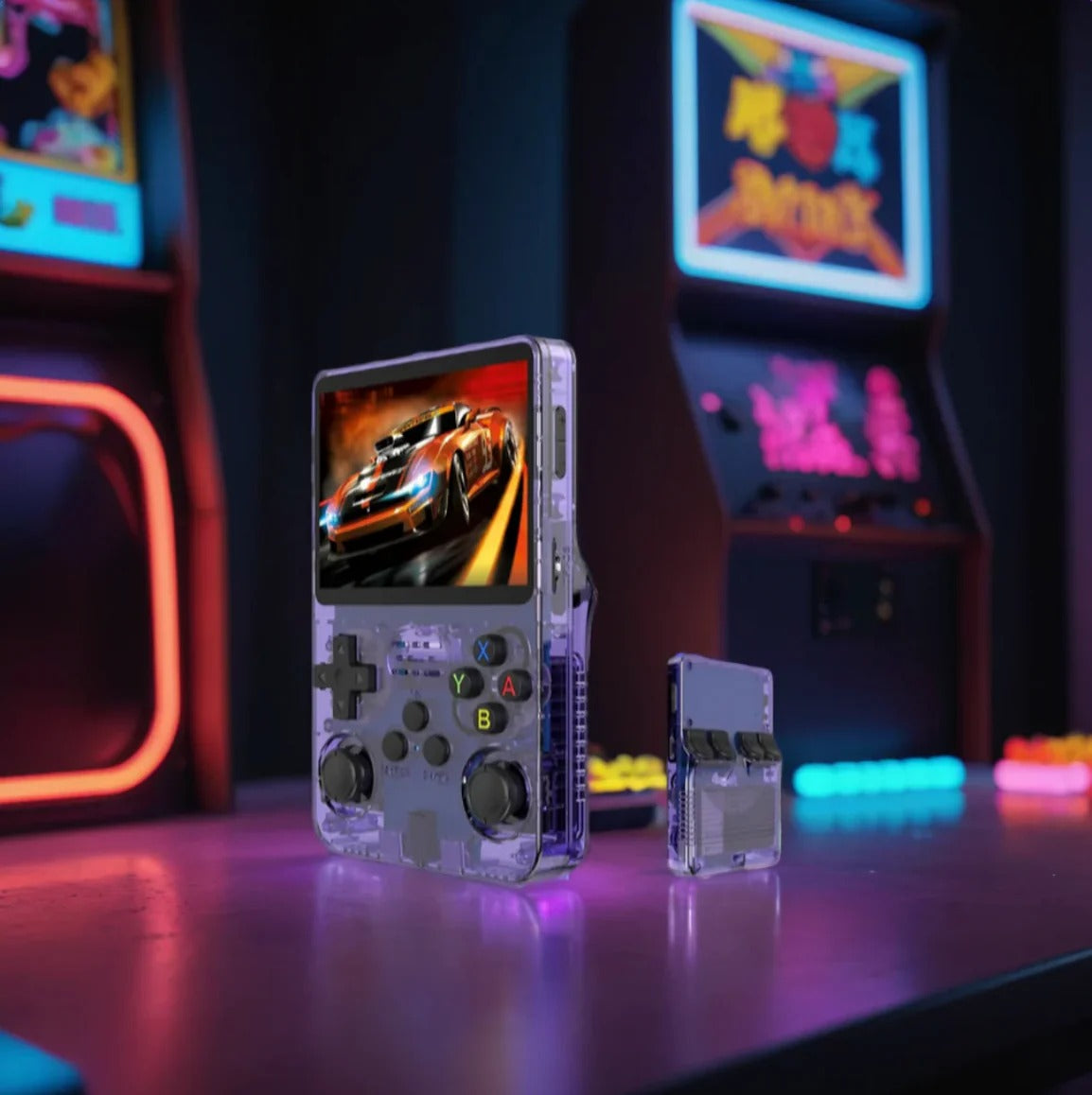 RoyaleGlow Retro Gaming Console Handheld 128GB Storage