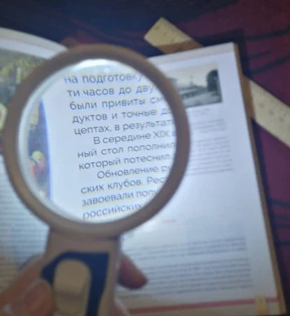 Luxora Optical Magnifying Glass with LED Light 20X Zoom