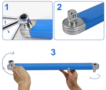 Luxora Extension Wrench Tool for Tight Fasteners 15.4 Inch