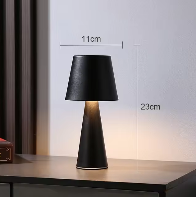 Royelux Dimmable Wireless Table Lamp - Rechargeable LED with Sleek Metallic Finish - Default Title