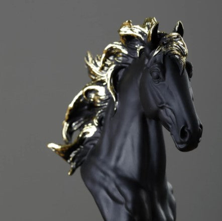 Royelux Modern Chess Statues - King, Queen & Knight Home Decor