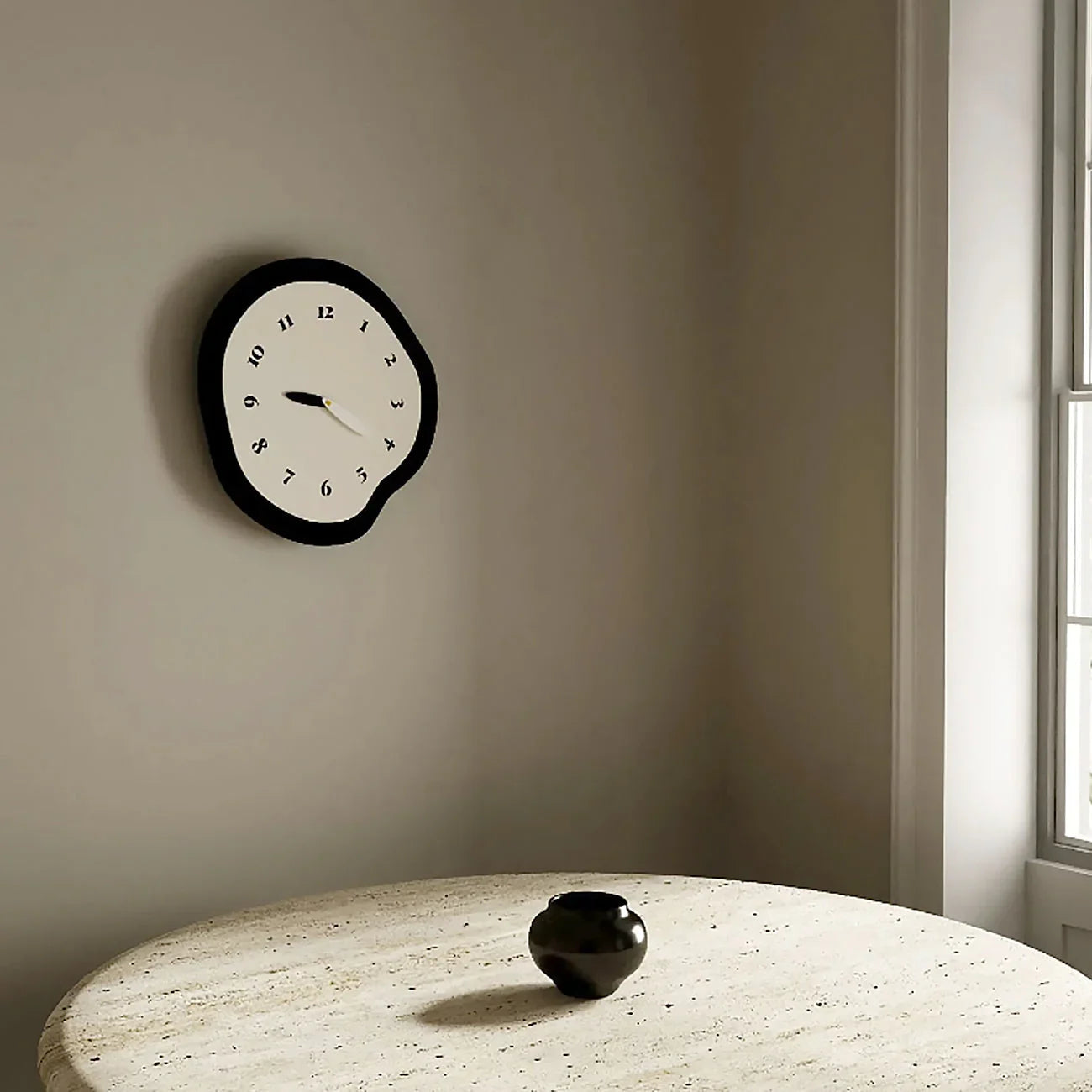 Sculpted Time Wall Clock 2