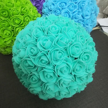 Royallure 3D Rose Sphere Flower Lamp - 9 Stunning Colors - Sky blue