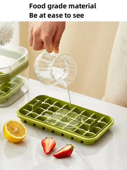 Rayvia One-Click Ice Tray System for Perfect Ice Cubes