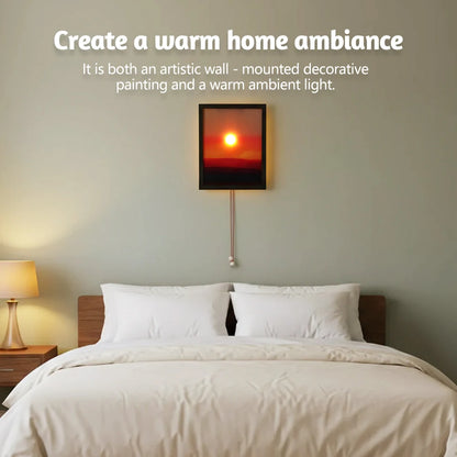 Luxora Kinetic Sunrise Wall Lamp - Rechargeable Movable Scenery Wall Light