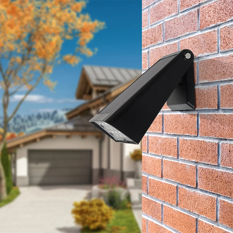 LuxRoyale Solar Light 90 Degree Adjustable Downlight, IP65 Outdoor LED Warm White Light