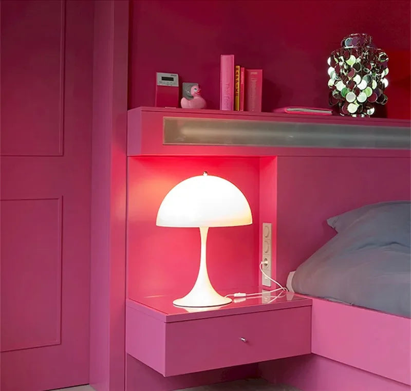 Retro Danish Table Lamp/ Floor Lamp - Iconic Mushroom Design for Modern Spaces - Table Lamp
