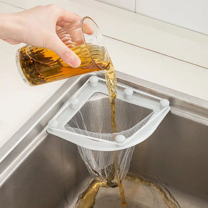 Royelux Triangle Sink Drain Filter - Anti-Clogging Disposable Kitchen Filter