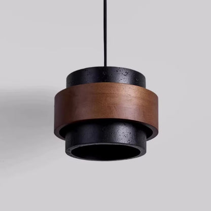 LuxRoyale Double Headed Wooden Pendant Light Kitchen Island Chandelier