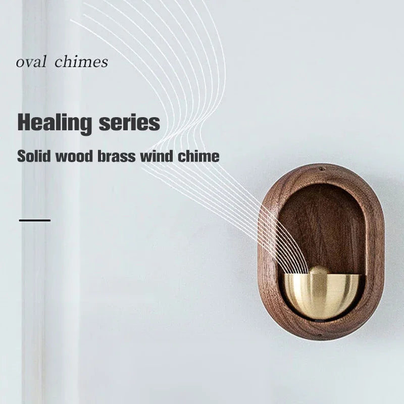 Rayvia Elegant Wooden Door Chimes for Peaceful Home