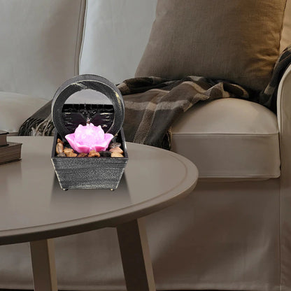Royallure Portable Camping Fan 20000mAh Rechargeable Desk Fan with Light & 48H Run