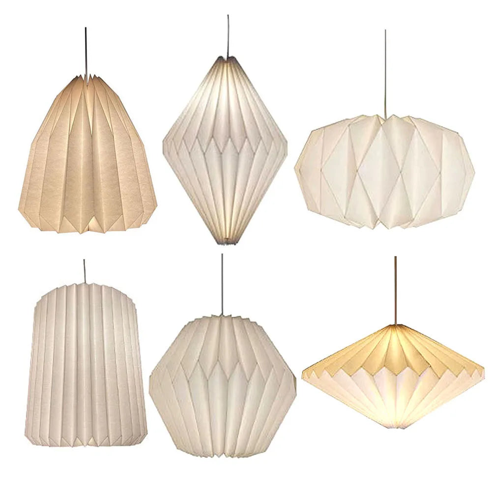 Royaleva Origami Pendant Lampshade for Nordic-Inspired Home Decor - Garlic