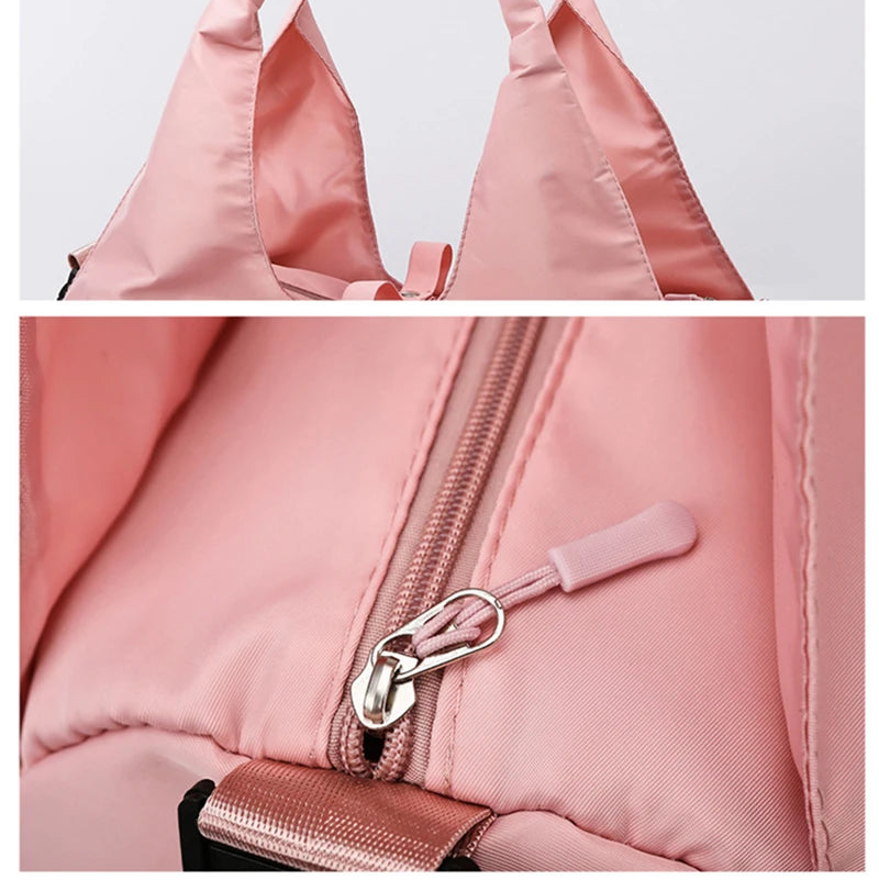 LuxRoyale Waterproof Gym Bag With Shoe Compartment - Lightweight Design for Travel