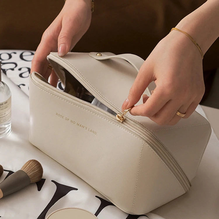 Luxora Travel Toiletry Bag for Women - Large Capacity Water-Resistant Makeup Organizer