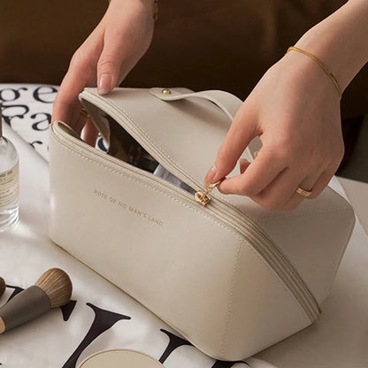 Luxora Travel Toiletry Bag for Women - Large Capacity Water-Resistant Makeup Organizer