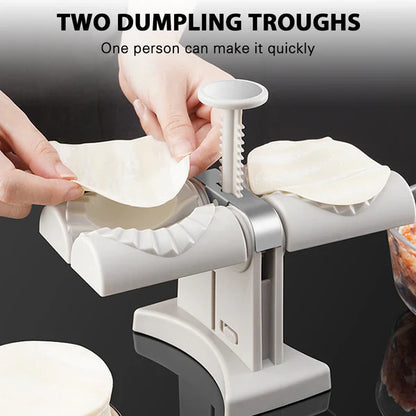 LuxRoyale Double Head Automatic Dumpling Maker Mould