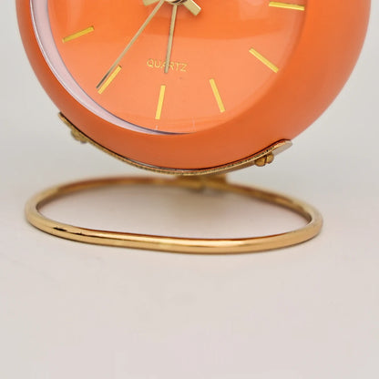 Luxora Nordic Analog  Desk Clock - Modern Table Clock with Silent Luminous Pointer