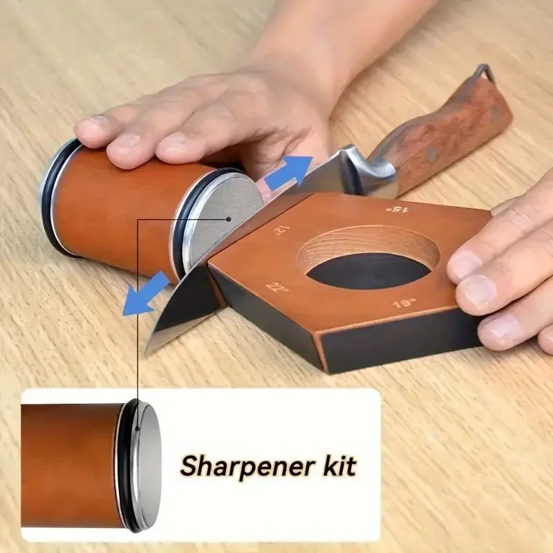 Royaleva Manual Diamond Rolling Knife Sharpener Set