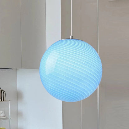 Lumora Candy Glass Bubble Pendant Light, Colorful  Nordic Hanging Lamp