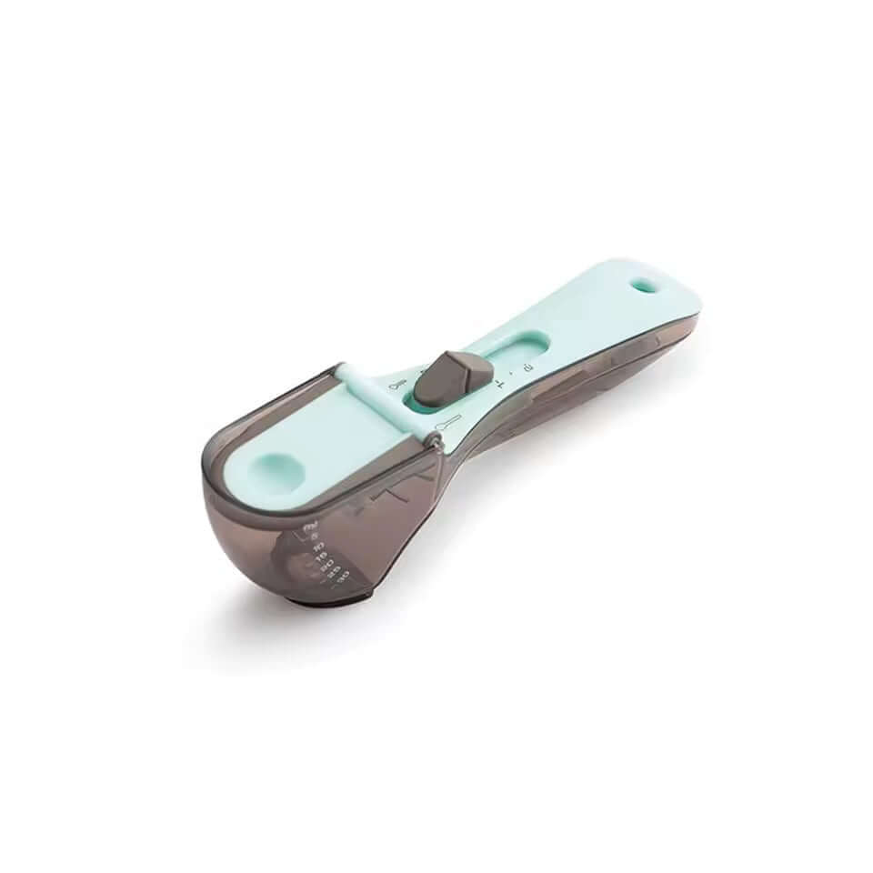 Royallure Adjustable Measuring Spoon–Scoop Set – Slide-to-Set 6-in-1 Precision, Kitchen-Clutter Reducer