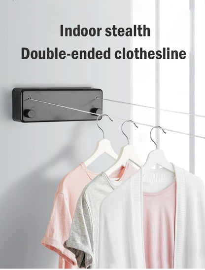 Rayvia Retractable Clothesline Space-Saving Design