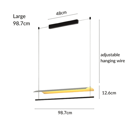 Selene - Linear Pendant Light 11