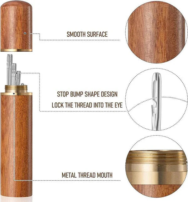 Luxora Self Threading Sewing Needles Set for Easy Use
