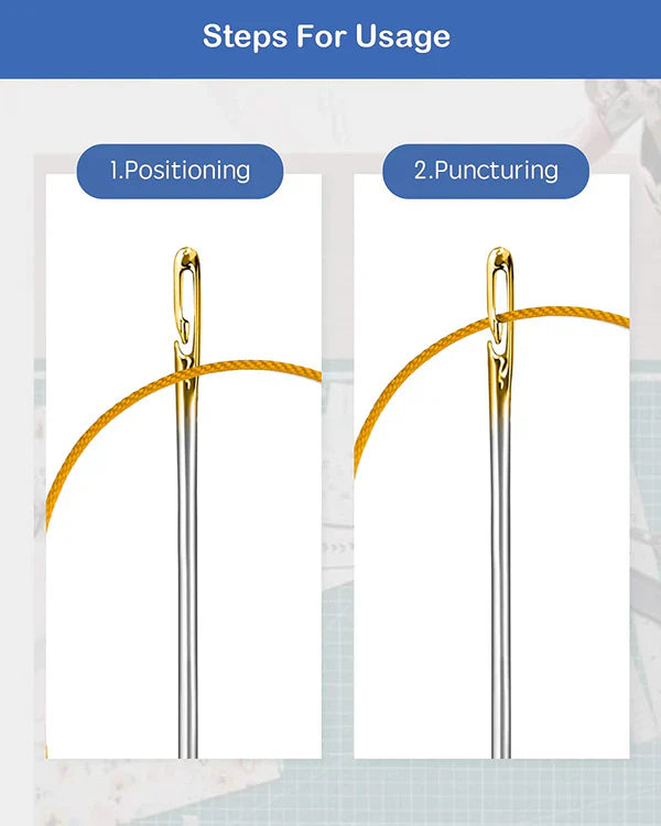 Luxora Self Threading Sewing Needles Set for Easy Use