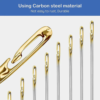Luxora Self Threading Sewing Needles Set for Easy Use