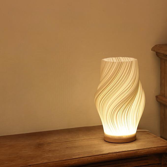 Lumora Serene Wavecrest Lamp - Modern Dimmable Wave-Shaped LED Light for Elegant Home Decor