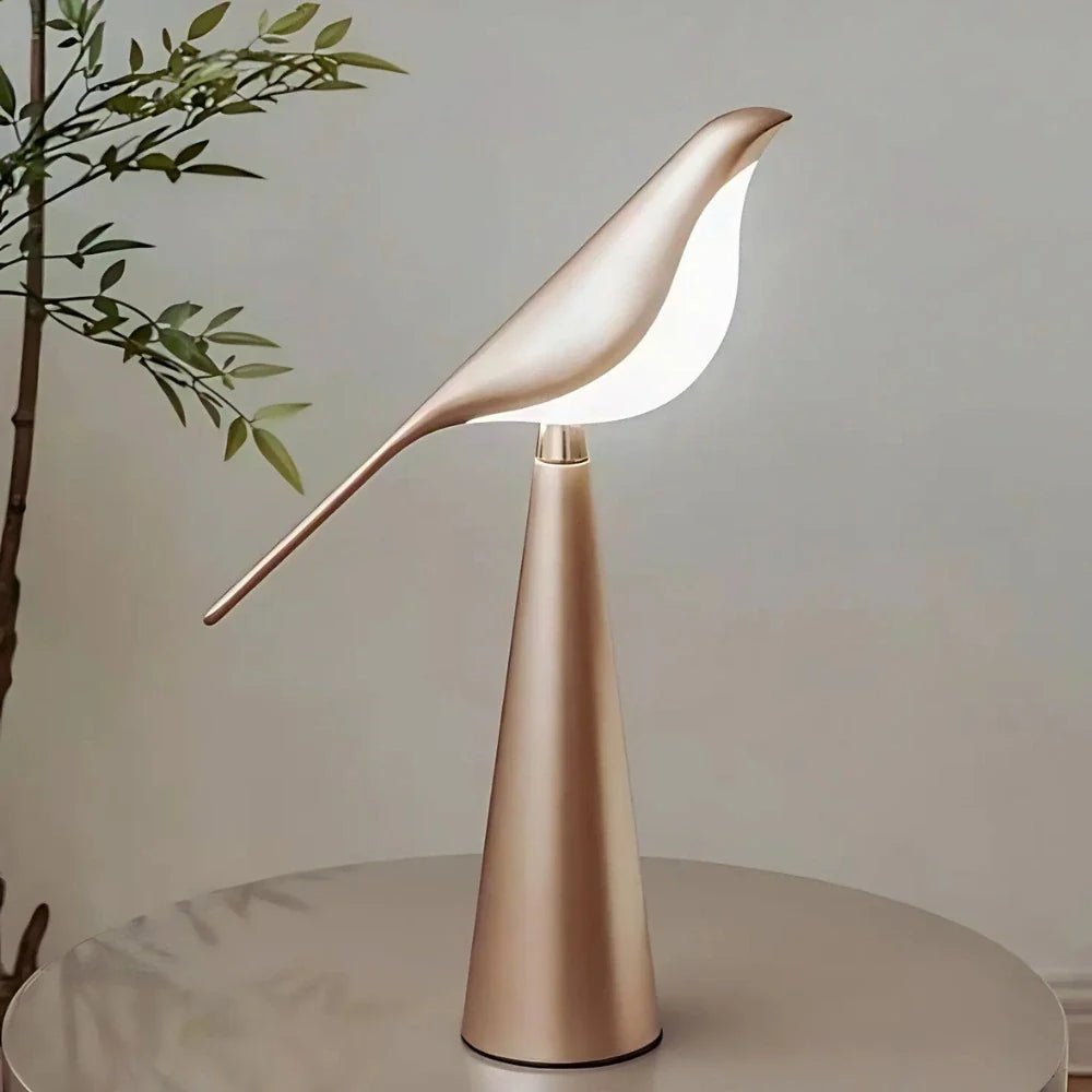 LuxRoyale Magpie Light Rotatable Lamp Head Three Brightness Levels Acrylic Metal
