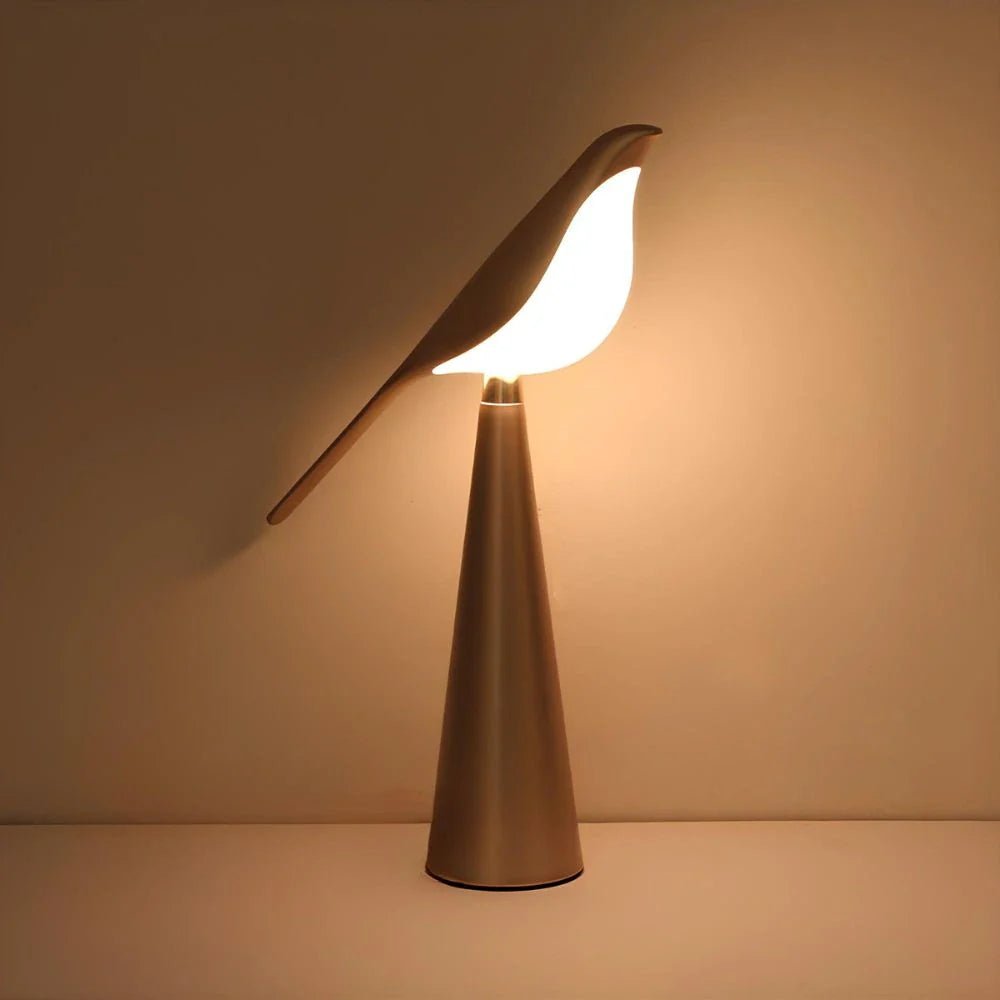 LuxRoyale Magpie Light Rotatable Lamp Head Three Brightness Levels Acrylic Metal