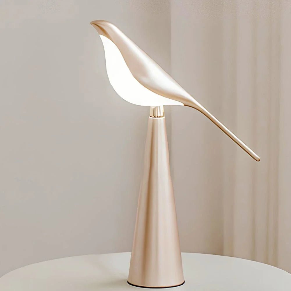 LuxRoyale Magpie Light Rotatable Lamp Head Three Brightness Levels Acrylic Metal
