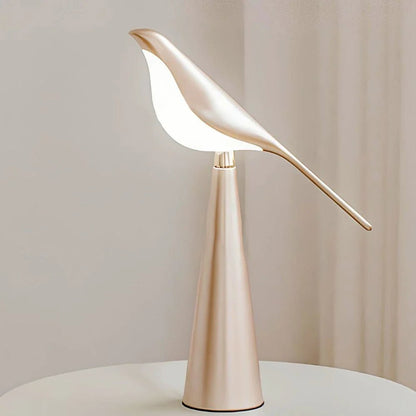 LuxRoyale Magpie Light Rotatable Lamp Head Three Brightness Levels Acrylic Metal