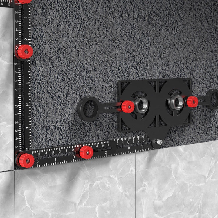 Royaleva Adjustable Aluminum Alloy Tile Work Folding Ruler