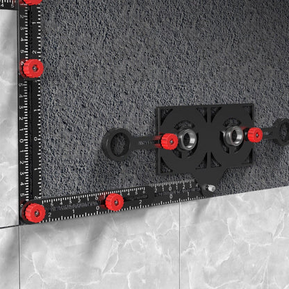 Royaleva Adjustable Aluminum Alloy Tile Work Folding Ruler