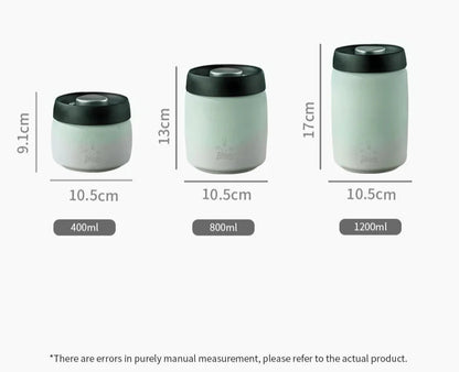 Royallure Stainless Steel Coffee Canister with Manual Vacuum Seal for Fresh Beans