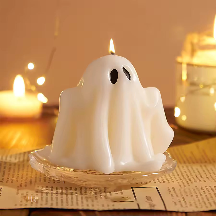 Royallure Halloween Ghost Scented Candle Long-Lasting Fragrance Party Decoration