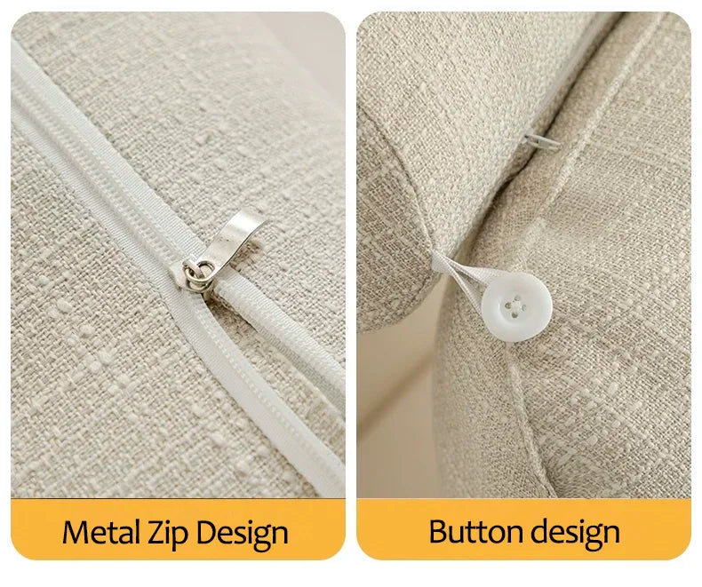 Deluxe Backrest Pillow – Ergonomic Support with Adjustable Headrest & Washable Cover