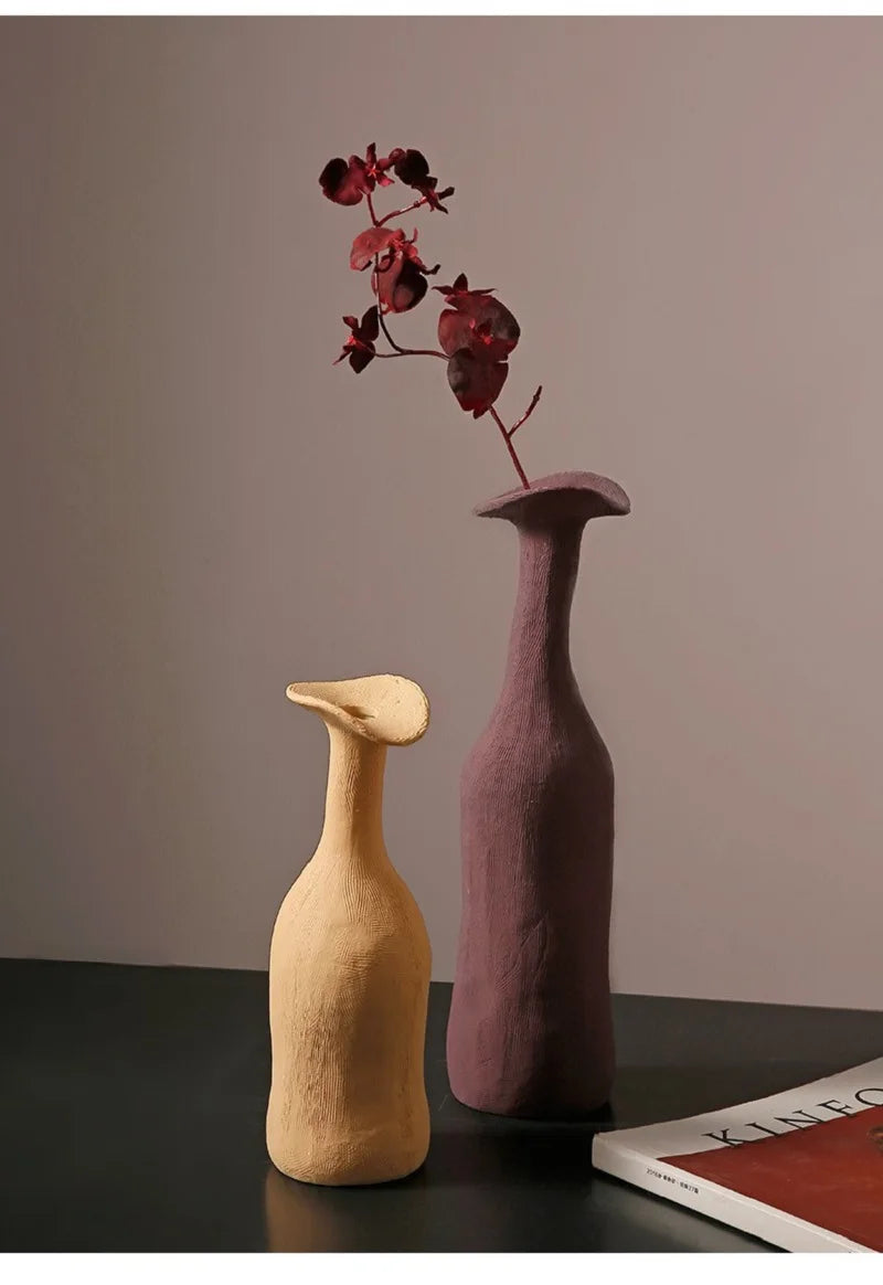 Royelux Morandi Color Nordic Vase – Timeless Elegance in Ceramic Art