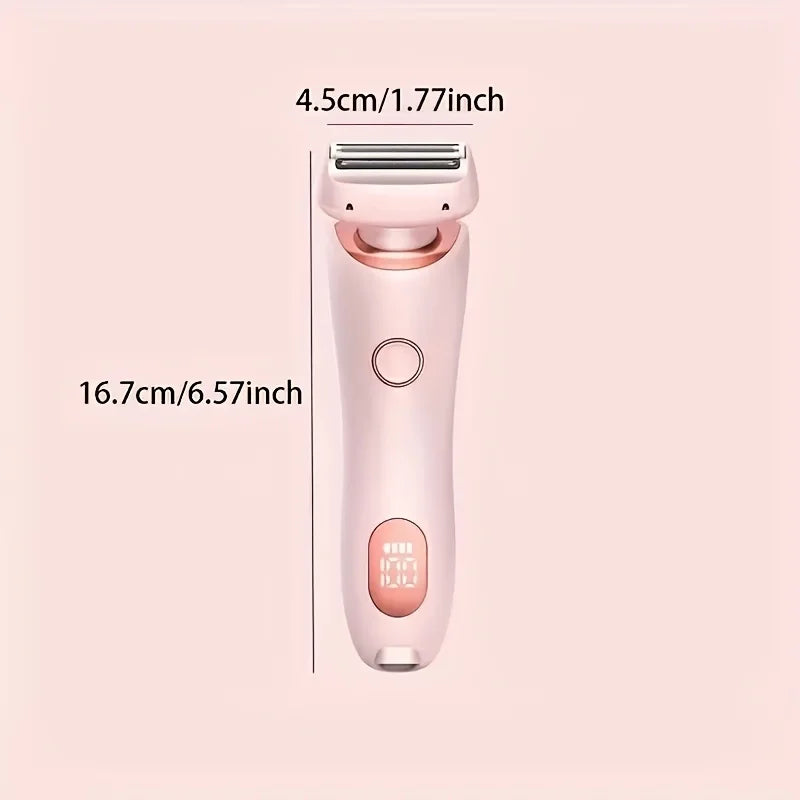 Rayvia Pain-Free Two-In-One Portable Hair Removal Trimmer For Gentle Everyday Grooming