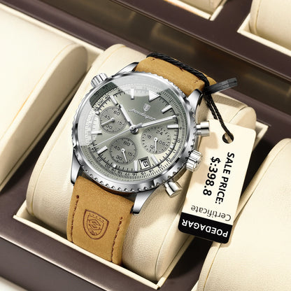 RoyaleGlow Apollo Chrono – Luxury Quartz Waterproof Military Sports Watch for Men