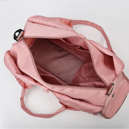 LuxRoyale Waterproof Gym Bag With Shoe Compartment - Lightweight Design for Travel