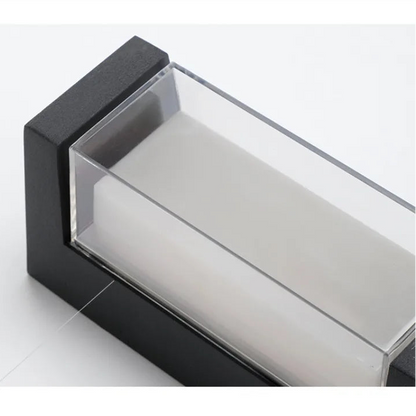 LuxRoyale Nordic Cylinder Outdoor Wall Light with Frosted Diffuser - IP65 Weatherproof