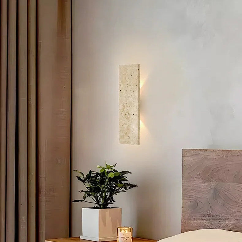 Rayvia Modern LED Outdoor Waterproof Concrete Wall Sconce Strip Light Dimmable Design
